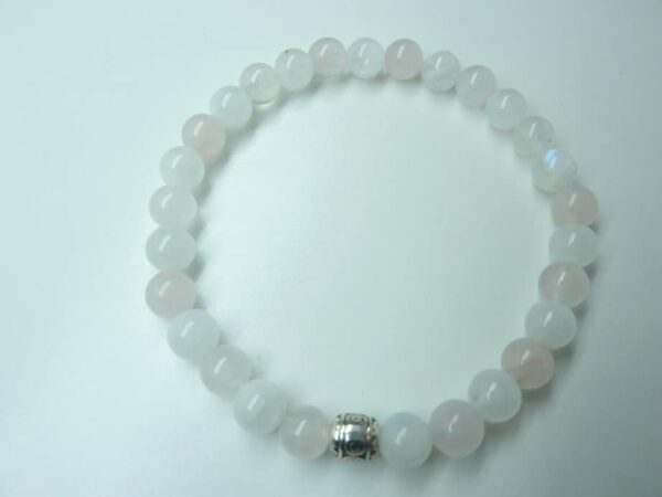 Bracelet Pierre de lune – Quartz rose