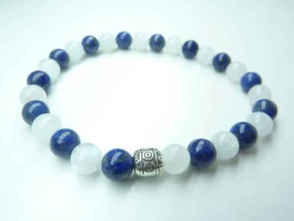 Bracelet Pierre de lune - Lapis lazuli