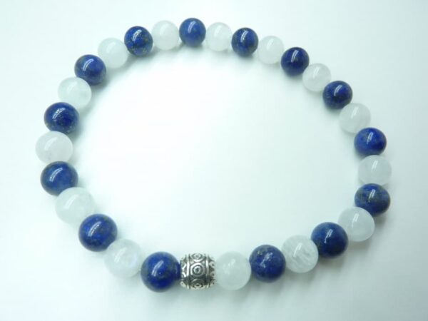 Bracelet Pierre de lune - Lapis lazuli