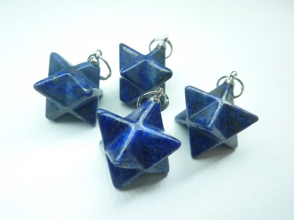 Pendentif Merkaba - Lapis lazuli