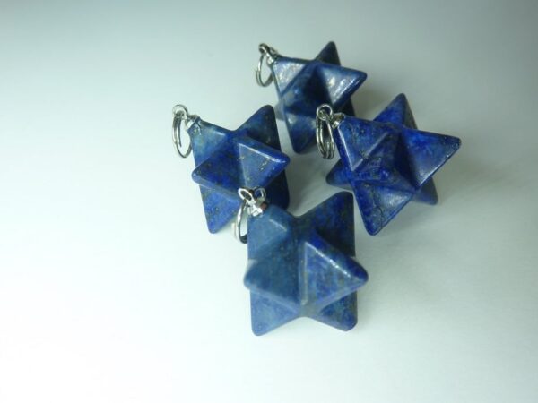 Pendentif Merkaba - Lapis lazuli