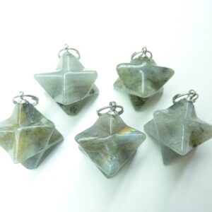 Pendentif Merkaba - Labradorite