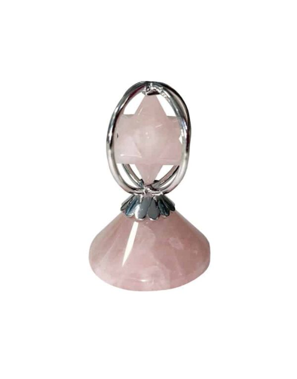 Dôme Merkaba – Quartz rose