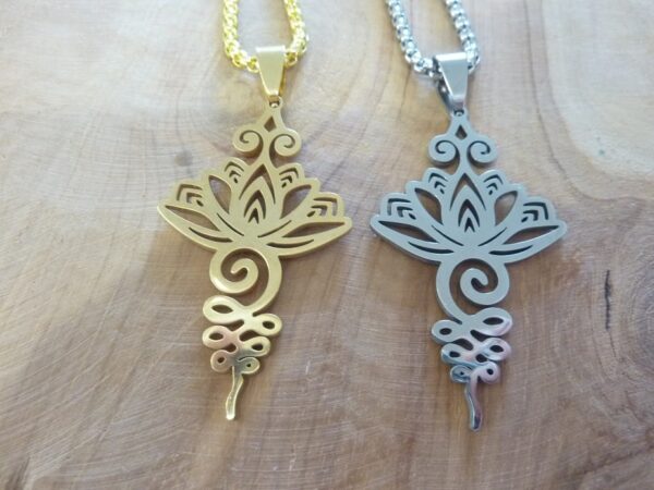 Pendentif Lotus Unalome