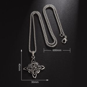 Pendentif noeud de sorcière (Wiccan) ref 2