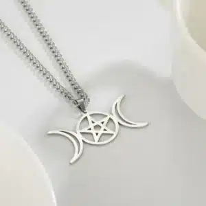 Pendentif Triple lune ref argent