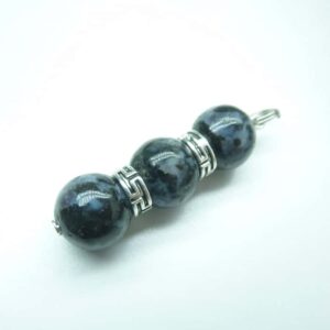 Pendentif Gabbro - Perles rondes 10 mm