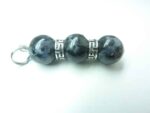 Pendentif Gabbro - Perles rondes 10 mm
