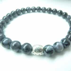 Bracelet Gabbro - Perles rondes 6 mm