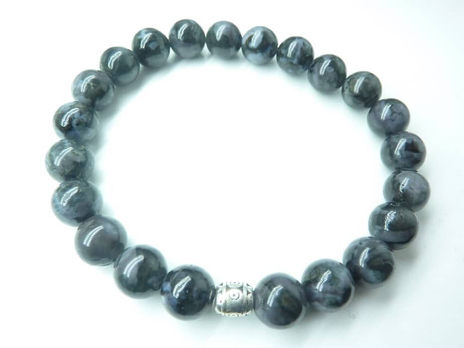 Bracelet Gabbro - Perles rondes 8 mm