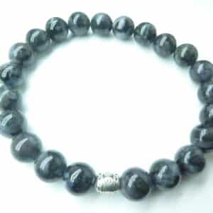 Bracelet Gabbro - Perles rondes 8 mm
