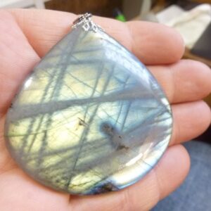 Grand pendentif Labradorite ref 1602