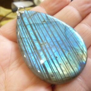 Grand pendentif Labradorite ref 3894