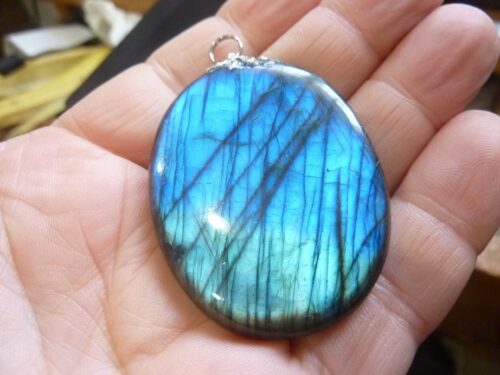 Grand pendentif Labradorite ref 2363