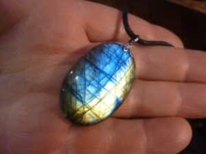 Collier pendentif Labradorite GG 1812
