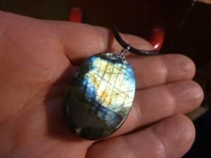 Collier pendentif Labradorite GG 1812