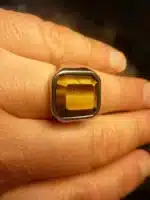 Bague Oeil de tigre taille 61 ref 2506