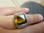Bague Oeil de tigre taille 61 ref 2506