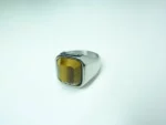 Bague Oeil de tigre taille 61 ref 2506