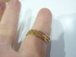 Bague ajustable Fleur de lotus ref or