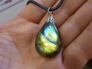 Collier pendentif Labradorite GG 1535