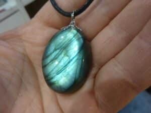 Collier pendentif Labradorite GG 012