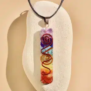 Collier pendentif orgone Equilibre des chakras