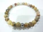 Bracelet agate crazy lace Perles rondes 6 mm