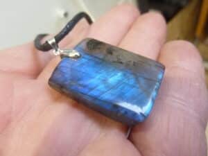 Collier pendentif Labradorite GG A01