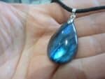 Collier pendentif Labradorite GG A06