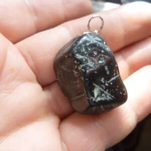 Pendentif Spinelle noir 31,4 gr ultra rare gg 23
