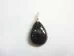 Pendentif Spinelle noir argent 925 gg 0206