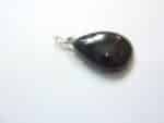 Pendentif Spinelle noir argent 925 gg 0206