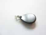 Pendentif Spinelle noir argent 925 gg 0206