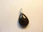 Pendentif Spinelle noir argent 925 gg 0306