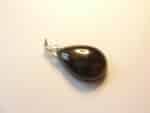 Pendentif Spinelle noir argent 925 gg 0306