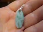 Pendentif Larimar monture argent 925 GG 0706