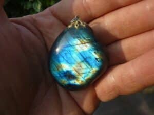 Pendentif Labradorite spécial pour thérapeute GG B78