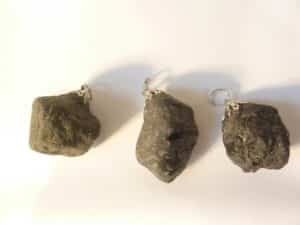 Lot de 3 Pendentifs Spinelle noir ultra rare GG LOT1