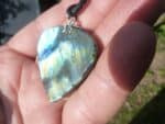 Collier pendentif Labradorite GG J7