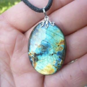 Collier pendentif Labradorite GG SOL1