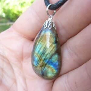 Collier pendentif Labradorite GG 1506