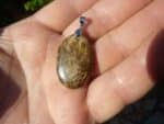 Pendentif Bronzite monture argent 925 GG 306