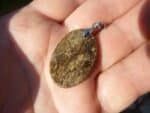 Pendentif Bronzite monture argent 925 GG 306