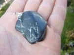 Pendentif Spinelle noir 31,8 gr ultra rare gg 831