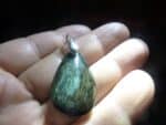 Pendentif Obsidienne oeil céleste mentogochol GG 3306