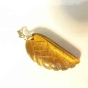Pendentif Oeil de tigre Argent 925 protection et confiance en soi