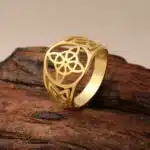 Bague Nœud de sorcière (Wiccan) Ref Or T 61