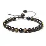 Bracelet obsidienne dorée Obsidienne dorée Perles 6 mm