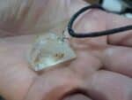 Pendentif quartz cristal de roche GG 0107